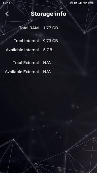 Device Info — Инструменты, скриншот интерфейса 3