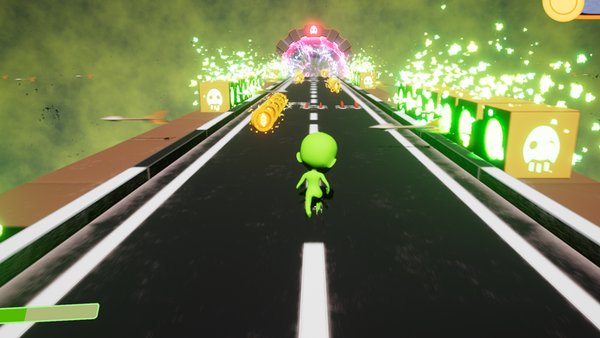 Obstacle Course Running — Аркады, скриншот интерфейса 1