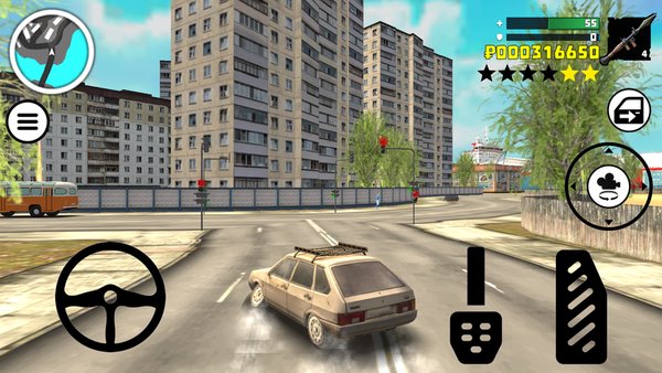 Gang Town Russia — Симуляторы, скриншот интерфейса 7