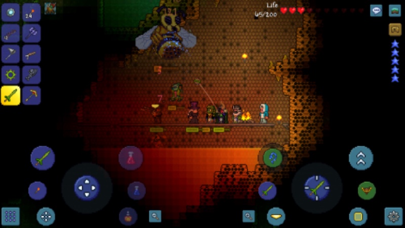 Terraria — Приключения, скриншот интерфейса 2
