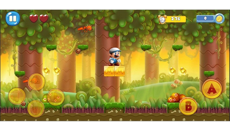 Super Bino Go : Super Bob's — Приключения, скриншот интерфейса 5