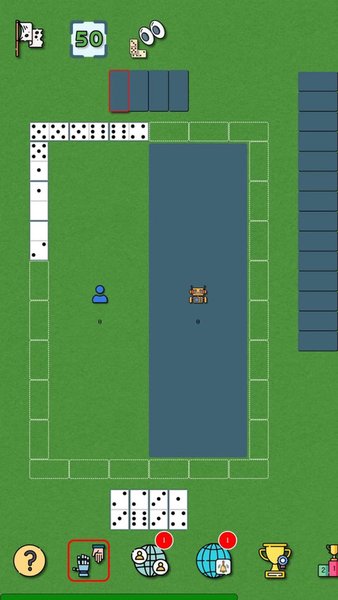 Домино классическое, дуэль — Настольные игры, скриншот интерфейса 2