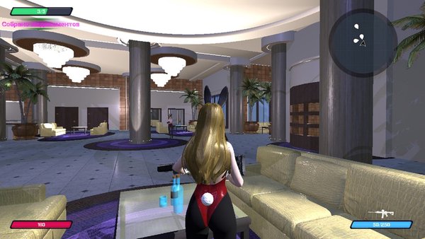 Hot Bunny Girl 3D Shooter — Шутеры, скриншот интерфейса 7