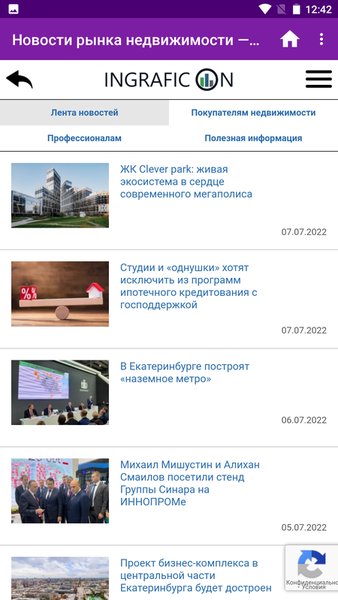 INGRAFICON — Бизнес, скриншот интерфейса 4