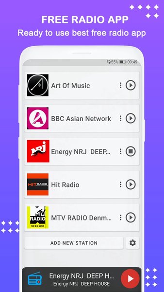 Radio Online 📻 — Инструменты, скриншот интерфейса 1
