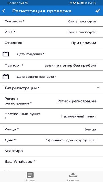МВП Мигрант — Социальные, скриншот интерфейса 4