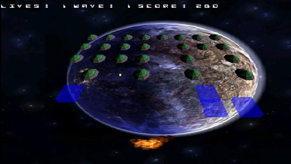 InspireInvaders — Аркады, скриншот интерфейса 4