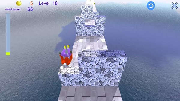 Бегущий каратист — Спортивные игры, скриншот интерфейса 1