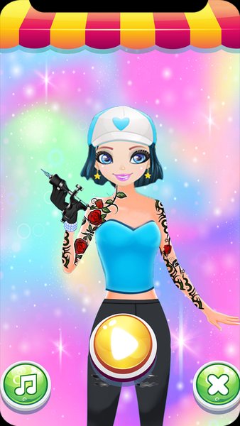 Tattoo Master : Игры Тату — Симуляторы, скриншот интерфейса 2