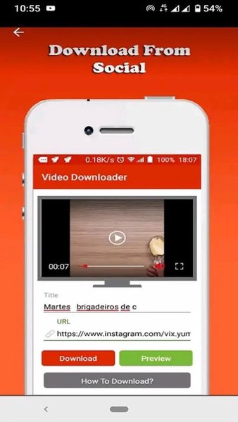 Загрузчик видео MP4 — Музыка и аудио, скриншот интерфейса 2