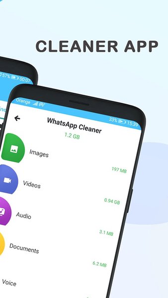 WhatsApp Status Saver & Cleaner - Сохранить статус — Инструменты, скриншот интерфейса 2