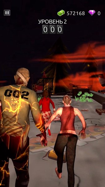 Escape from zombies — Шутеры, скриншот интерфейса 4
