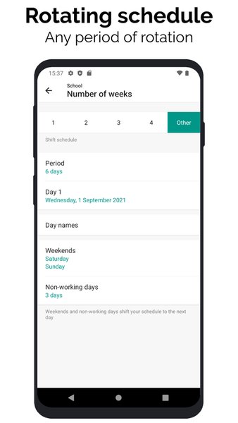 Smart Timetable - расписание занятий и календарь — Образование, скриншот интерфейса 8