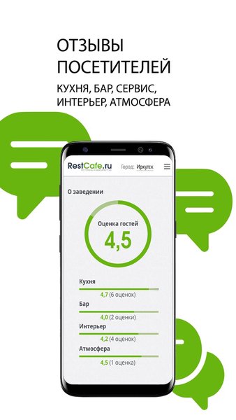 RestCafe.ru – сервис бронирования и доставки еды — Еда и напитки, скриншот интерфейса 8