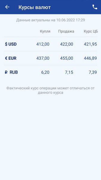 VTB AM Mobile  — Банки, скриншот интерфейса 4