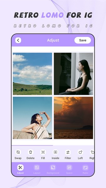 Original Selfie Camera — Фотография, скриншот интерфейса 2