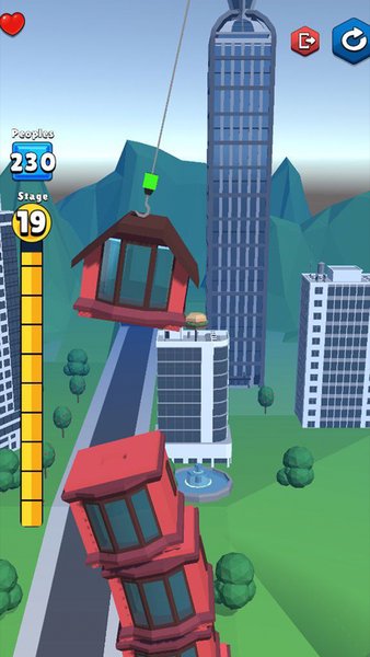 Tower City Bloxx — Головоломки, скриншот интерфейса 1