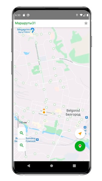 Маршруты31 — Карты и навигация, скриншот интерфейса 2