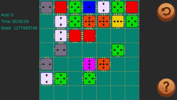 Collection of Games — Головоломки, скриншот интерфейса 1