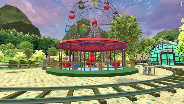 AmusementParkVR — Приключения, скриншот интерфейса 2
