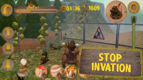 Forest Revenge — Гонки, скриншот интерфейса 3
