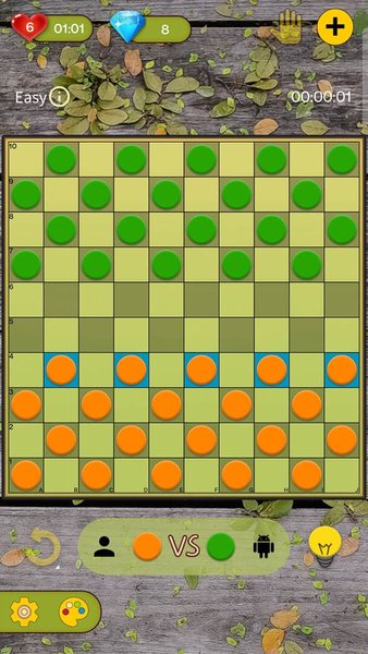 Checkers - Шашки — Настольные игры, скриншот интерфейса 4