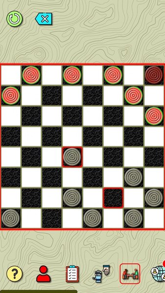 Русские шашки, дуэль — Настольные игры, скриншот интерфейса 3