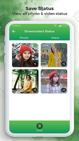 Сохранение статуса для WhatsApp — Социальные, скриншот интерфейса 2