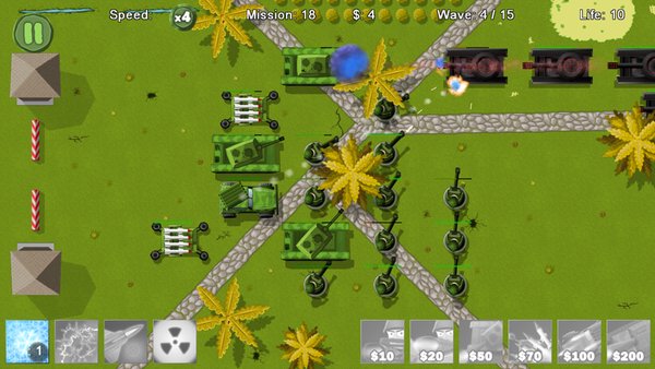 Limit Of Defense — Стратегии, скриншот интерфейса 1