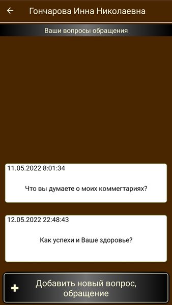 Избиратель — Связь, скриншот интерфейса 5