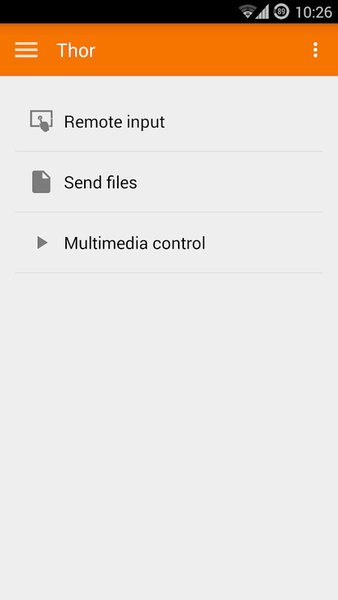 KDE Connect — Инструменты, скриншот интерфейса 2
