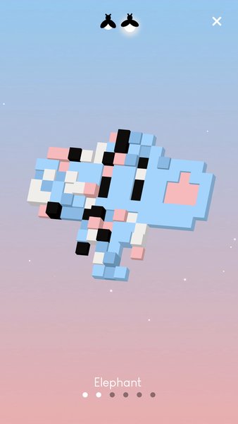 Polycubes: Color Puzzle — Пазлы, скриншот интерфейса 1