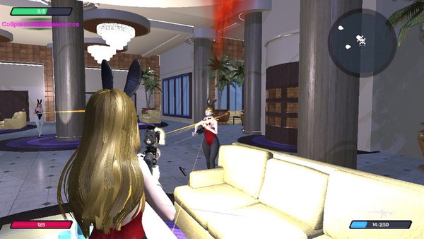 Hot Bunny Girl 3D Shooter — Шутеры, скриншот интерфейса 6