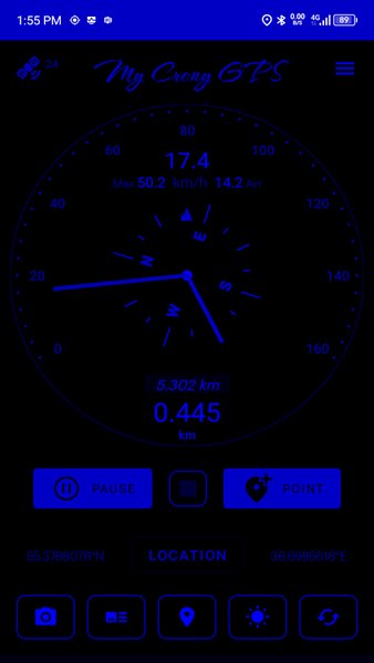 My Crony GPS — Карты и навигация, скриншот интерфейса 2