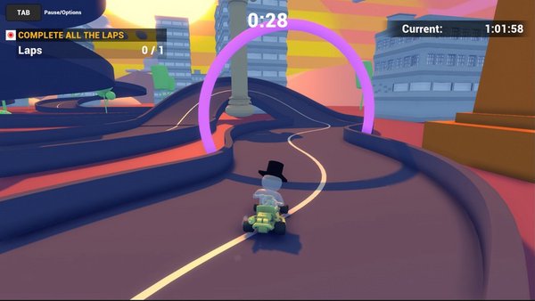 Kart Race 3D Картинг Гонки — Гонки, скриншот интерфейса 1