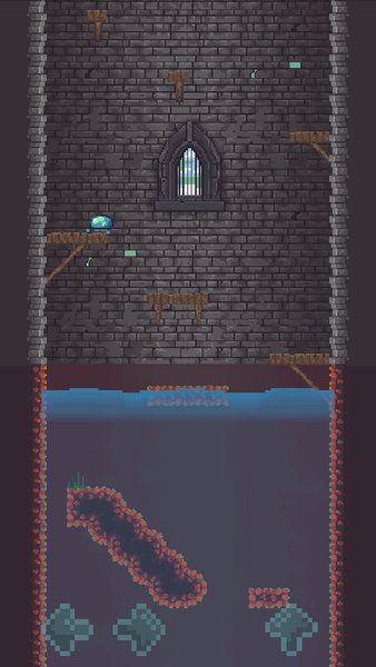 Jumpy Slime — Инди, скриншот интерфейса 3