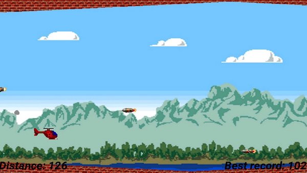 Inspire Helicopter — Аркады, скриншот интерфейса 4