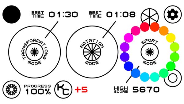 HyperKaleidoscope — Головоломки, скриншот интерфейса 5
