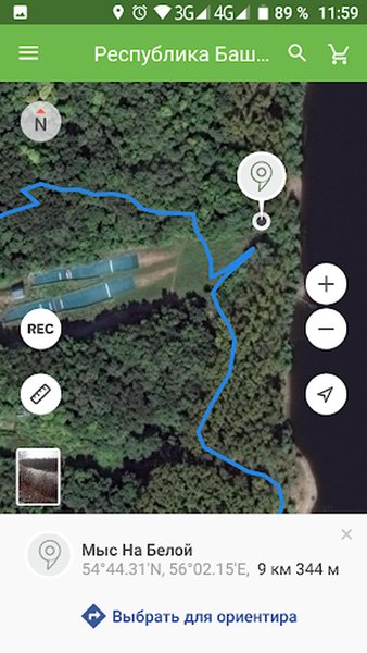  Карта охотника. Офлайн GPS навигатор и геотрекер — Карты и навигация, скриншот интерфейса 6