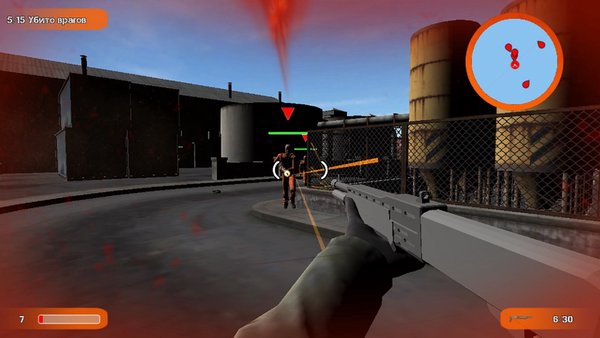 Strike Force 3D Shooter — Шутеры, скриншот интерфейса 3