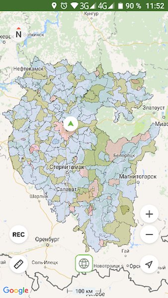  Карта охотника. Офлайн GPS навигатор и геотрекер — Карты и навигация, скриншот интерфейса 1