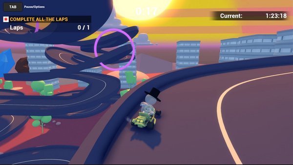 Kart Race 3D Картинг Гонки — Гонки, скриншот интерфейса 2