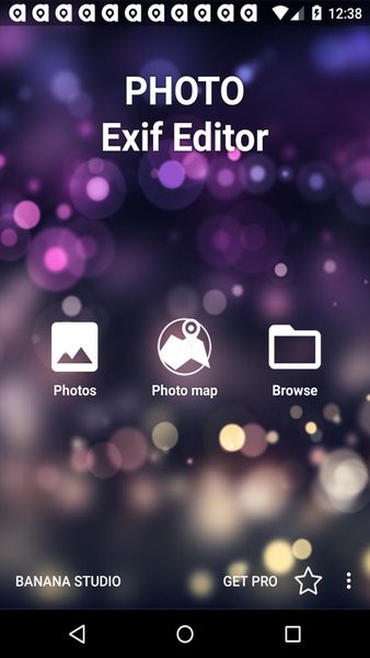 Photo EXIF Editor — Фотография, скриншот интерфейса 1