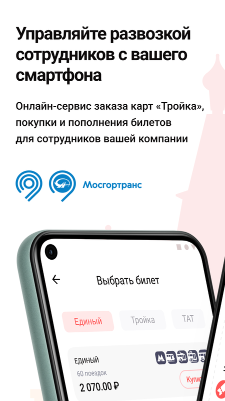 Тройка Бизнес проездные билеты — Автомобили и транспорт, скриншот интерфейса 1