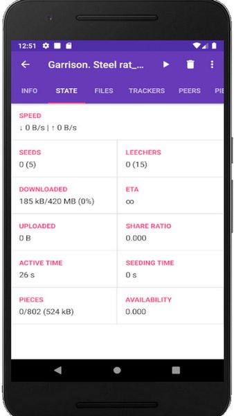 InspireTorrent — Инструменты, скриншот интерфейса 2