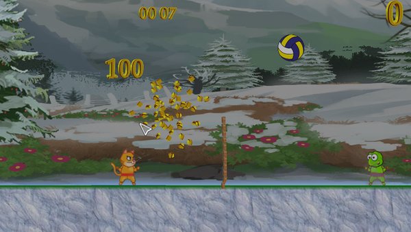 Лесной Волейбол — Спортивные игры, скриншот интерфейса 4