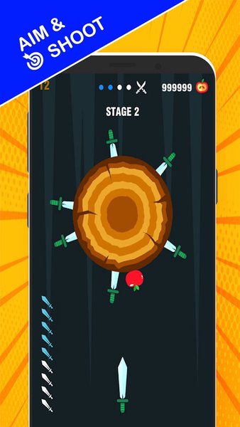 Knife Master : Unlimited Coins 💰 — Казуальные, скриншот интерфейса 4