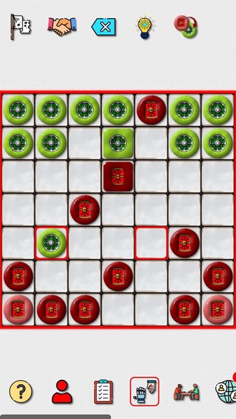 Латрункули: римские шашки — Настольные игры, скриншот интерфейса 6