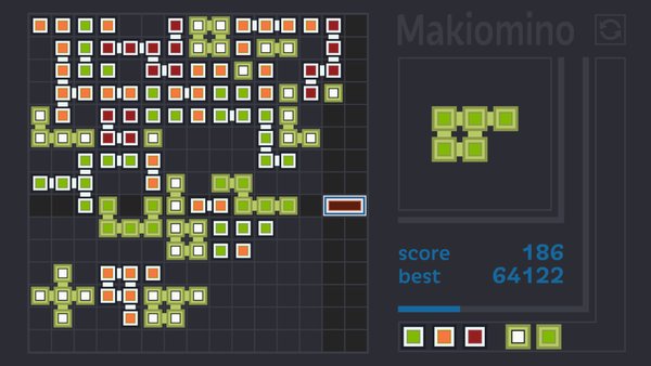 Makiomino — Головоломки, скриншот интерфейса 4