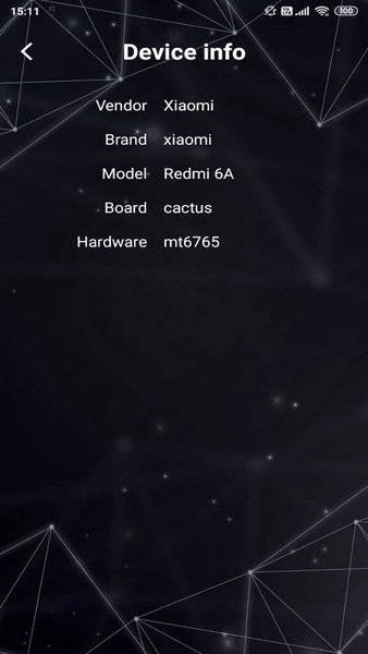 Device Info — Инструменты, скриншот интерфейса 2